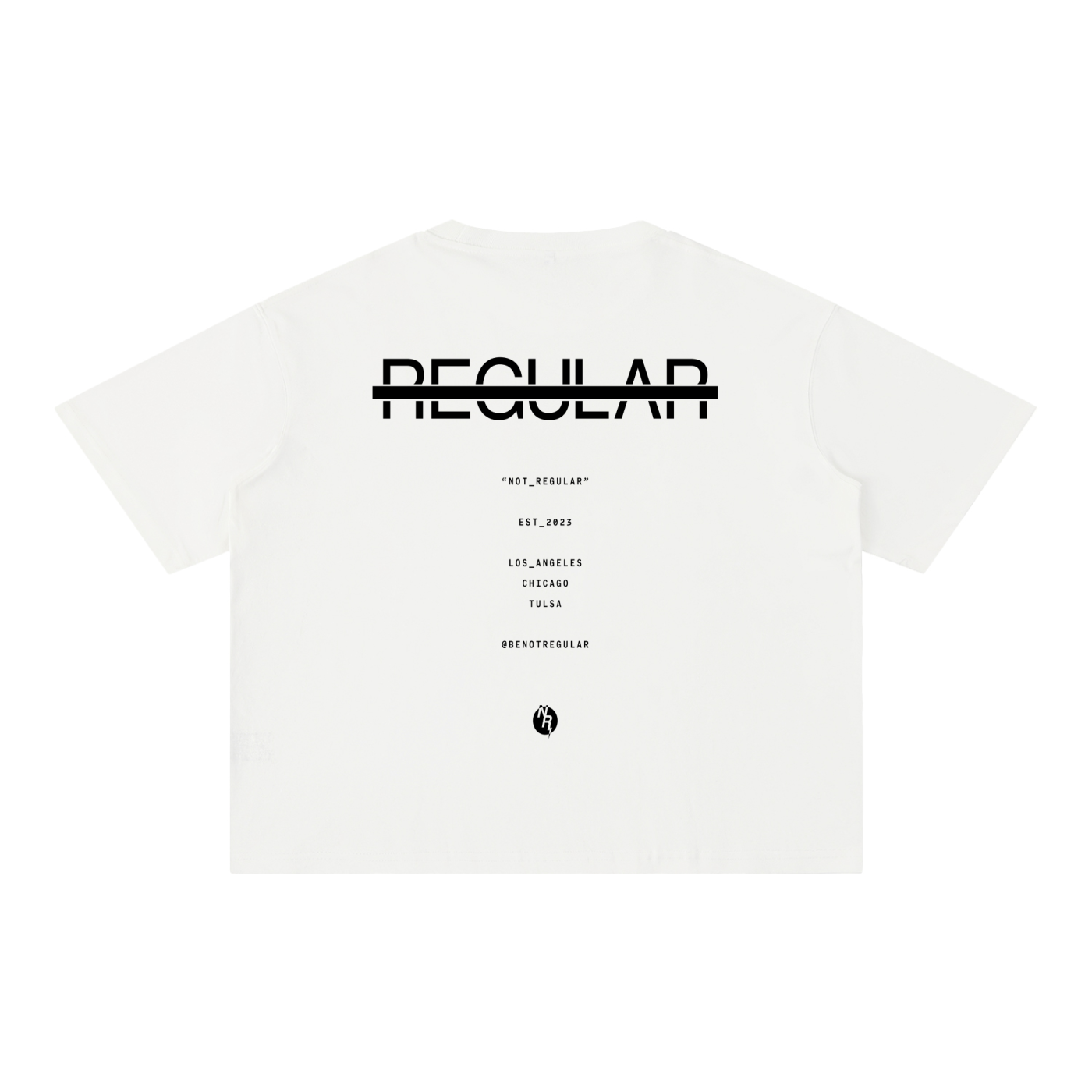 Not Regular Mineral Wash (BLACK LOGO)