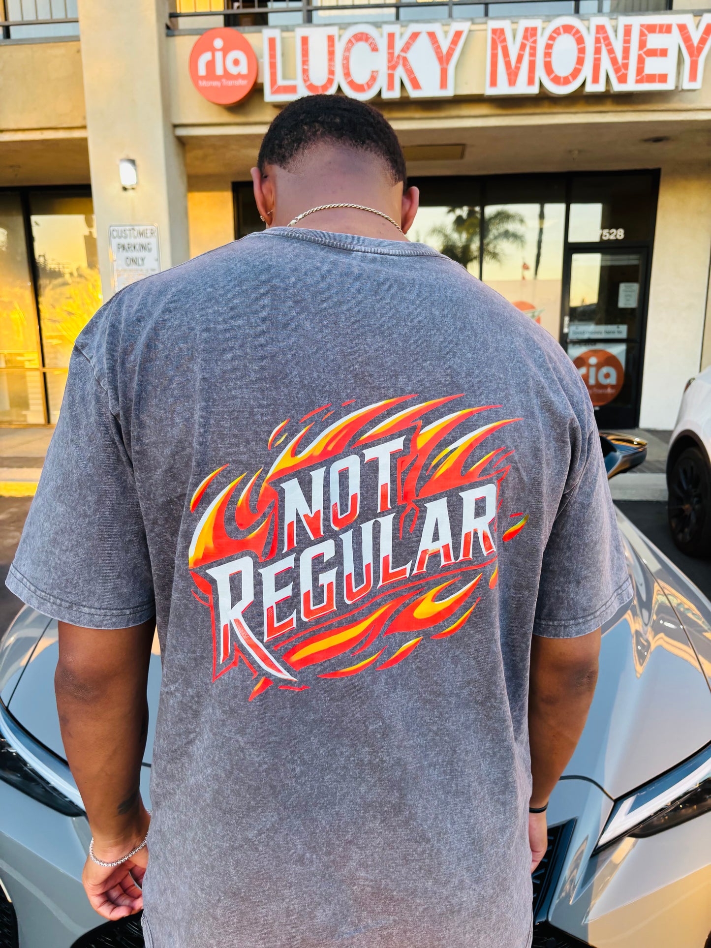 Gray Graphic Tee - NOT REGULAR® Unisex Streetwear Shirt