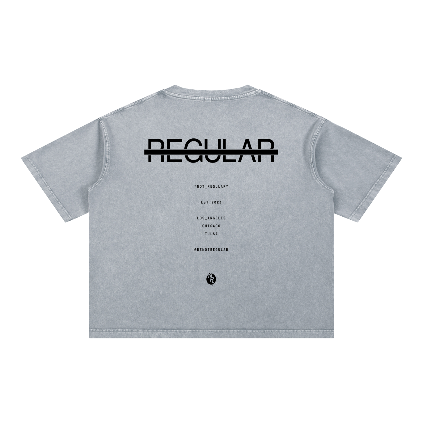 Not Regular Mineral Wash (BLACK LOGO)