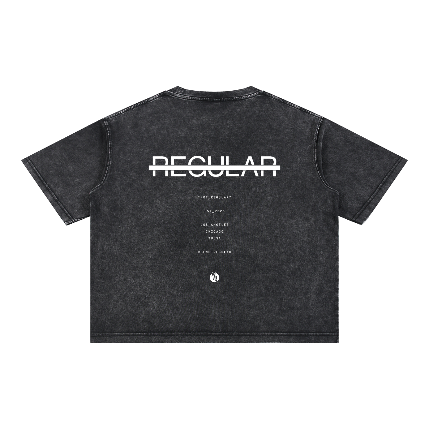 NOT REGULAR® Mineral Wash Boxy Cotton T-Shirt