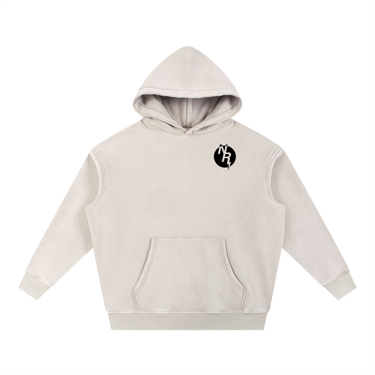 NOT REGULAR® Snow Wash Fleece Oversize Hoodie