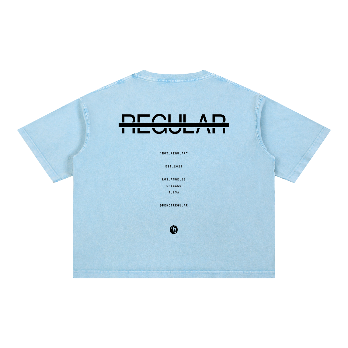 Not Regular Mineral Wash (BLACK LOGO)