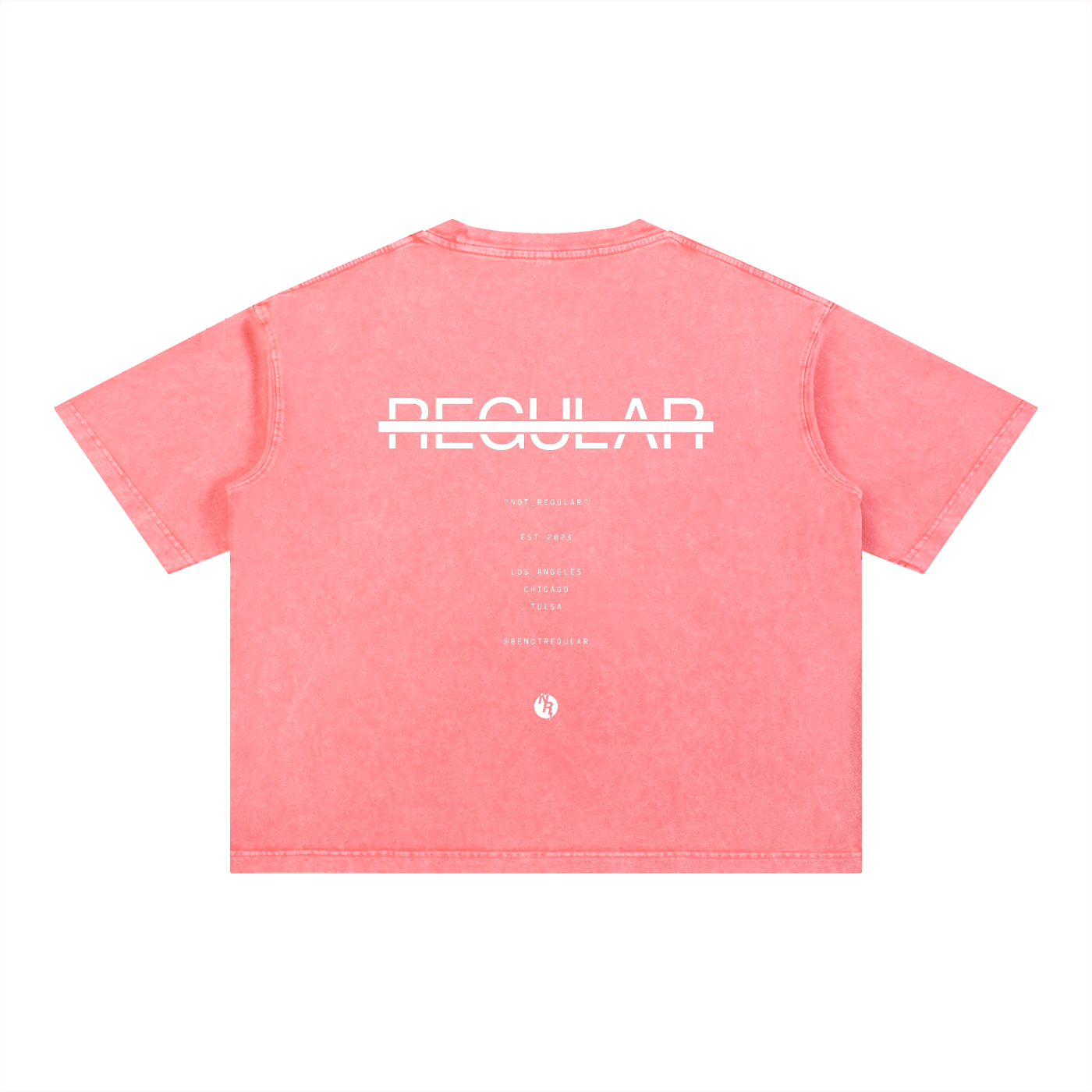 NOT REGULAR® Mineral Wash Boxy Cotton T-Shirt