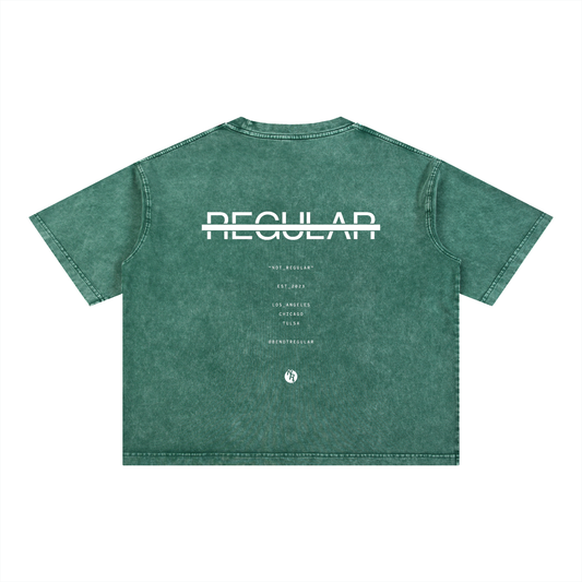 NOT REGULAR® Mineral Wash Boxy Cotton T-Shirt