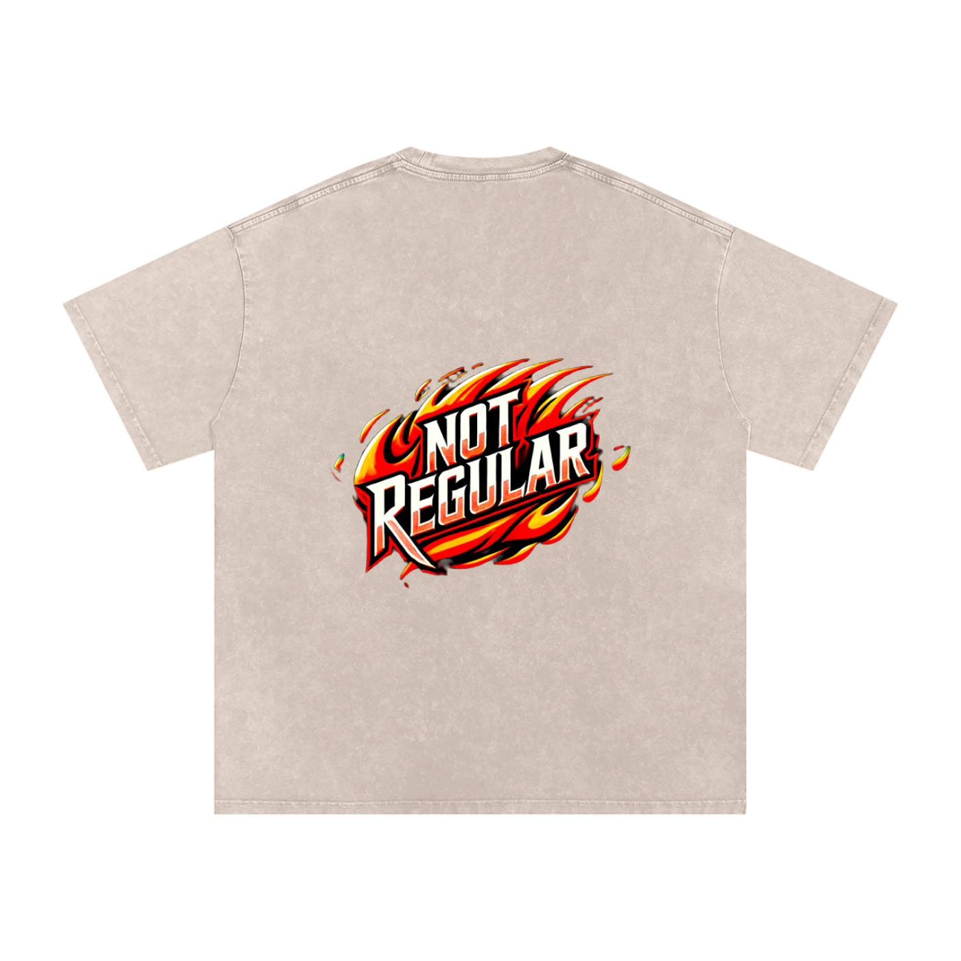 NOT REGULAR® Acid Wash Oversize T-Shirt